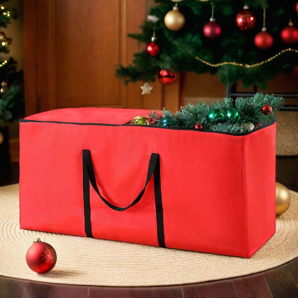8FT Christmas Tree Storage Bag – Red Oxford Fabric