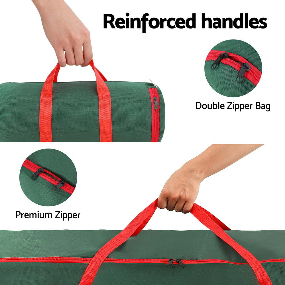 Christmas Tree & Bauble Storage Bag Set – Green Oxford Fabric