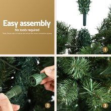 6FT Half Christmas Tree with 200 Multi-Colour LEDs