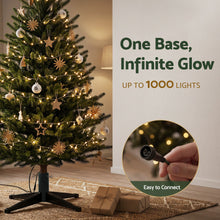 360° Rotating Christmas Tree Stand with Remote & Speaker
