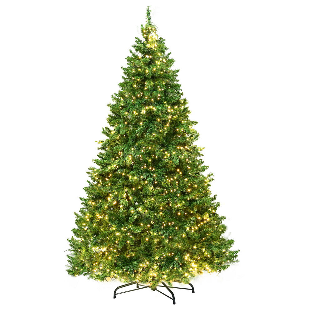 6FT Pre-Lit Fir Christmas Tree with 874 Warm White LEDs