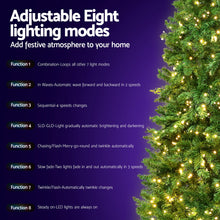 6FT Pre-Lit Fir Christmas Tree with 874 Warm White LEDs