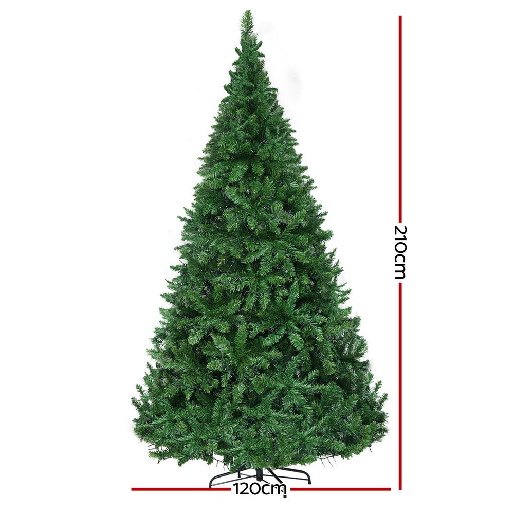 7FT Pre-Lit Fir Christmas Tree with 1134 Warm White LEDs