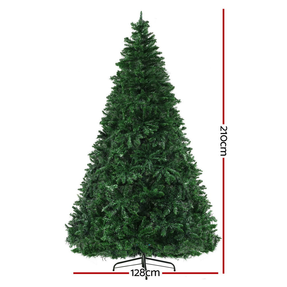 7FT Pre-Lit Fir Christmas Tree with 1134 Multicolour LEDs