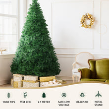 7FT Pre-Lit Fir Christmas Tree with 1134 Multicolour LEDs