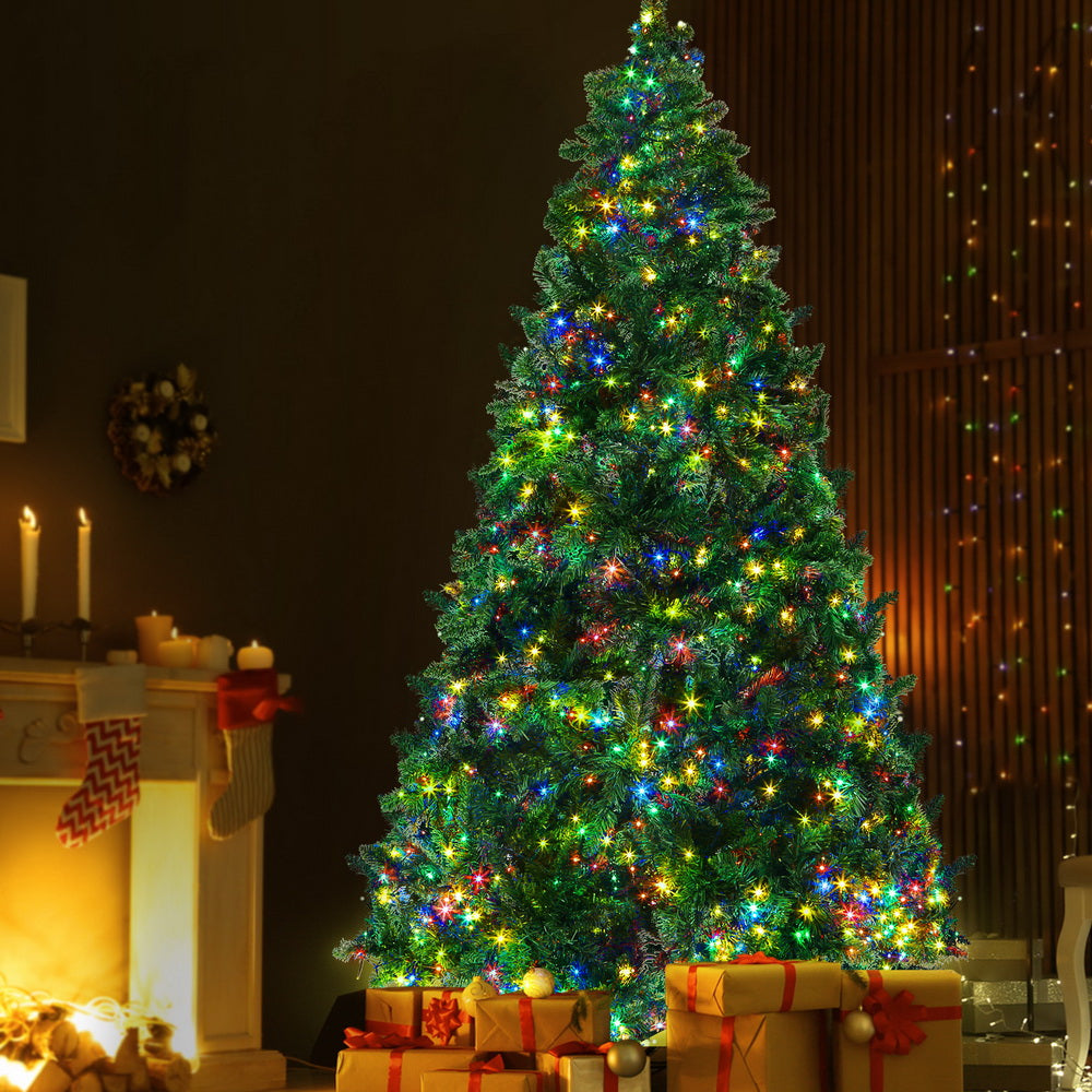 7FT Pre-Lit Fir Christmas Tree with 1134 Multicolour LEDs