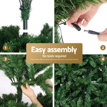 8FT Pre-Lit Christmas Tree – 1488 Warm White LEDs with Storage Bag