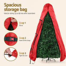 8FT Pre-Lit Christmas Tree – 1488 Warm White LEDs with Storage Bag