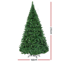 9FT Pre-Lit Fir Christmas Tree with 1800 Warm White LEDs