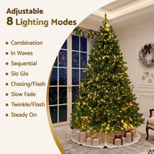9FT Pre-Lit Fir Christmas Tree with 1800 Warm White LEDs