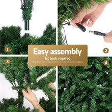 9FT Pre-Lit Fir Christmas Tree with 1800 Warm White LEDs