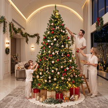 9FT Pre-Lit Fir Christmas Tree with 1800 Warm White LEDs
