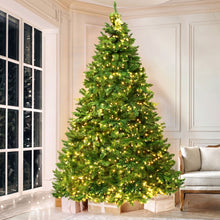 9FT Pre-Lit Fir Christmas Tree with 1800 Warm White LEDs
