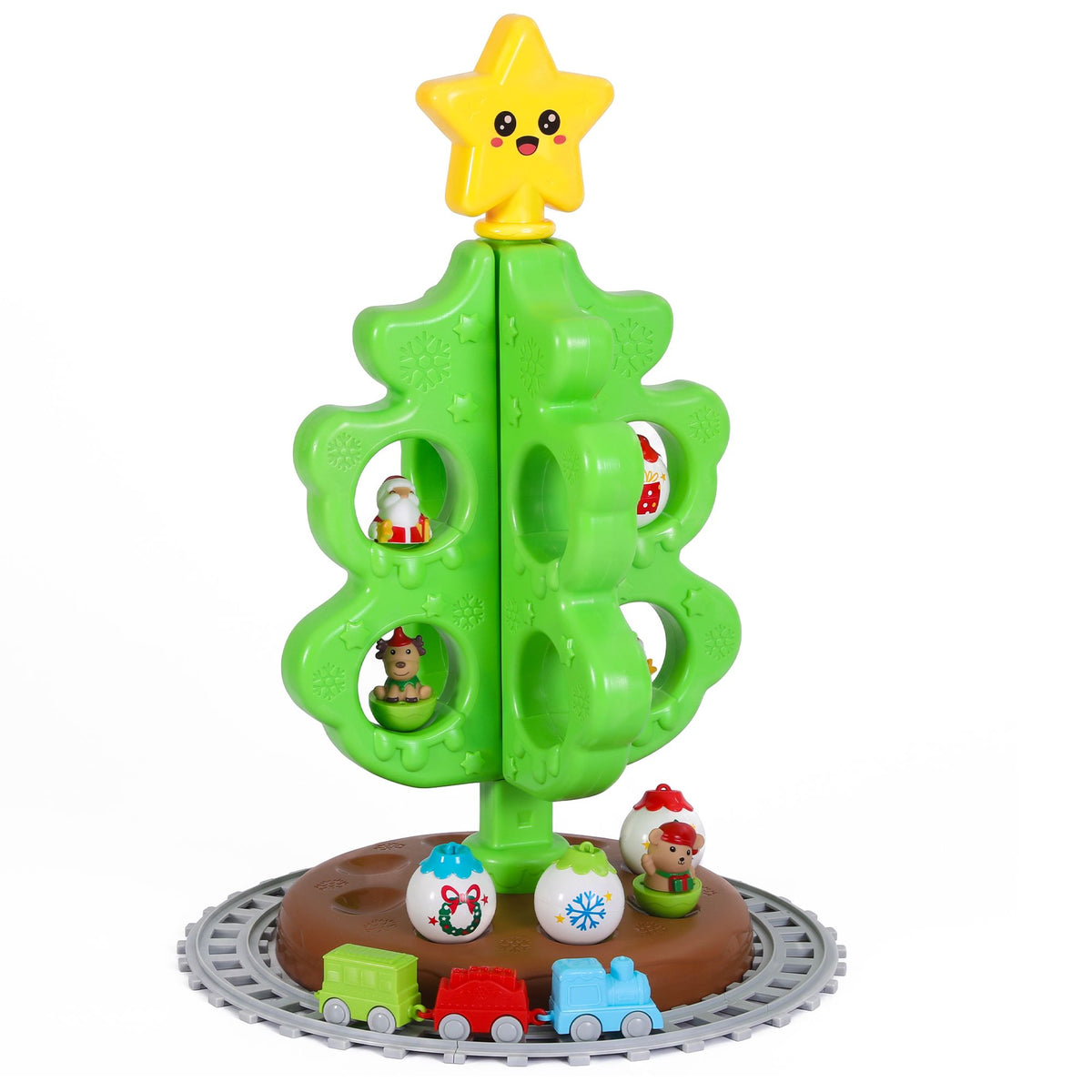 70CM Kids Christmas Tree Toy Set with Train