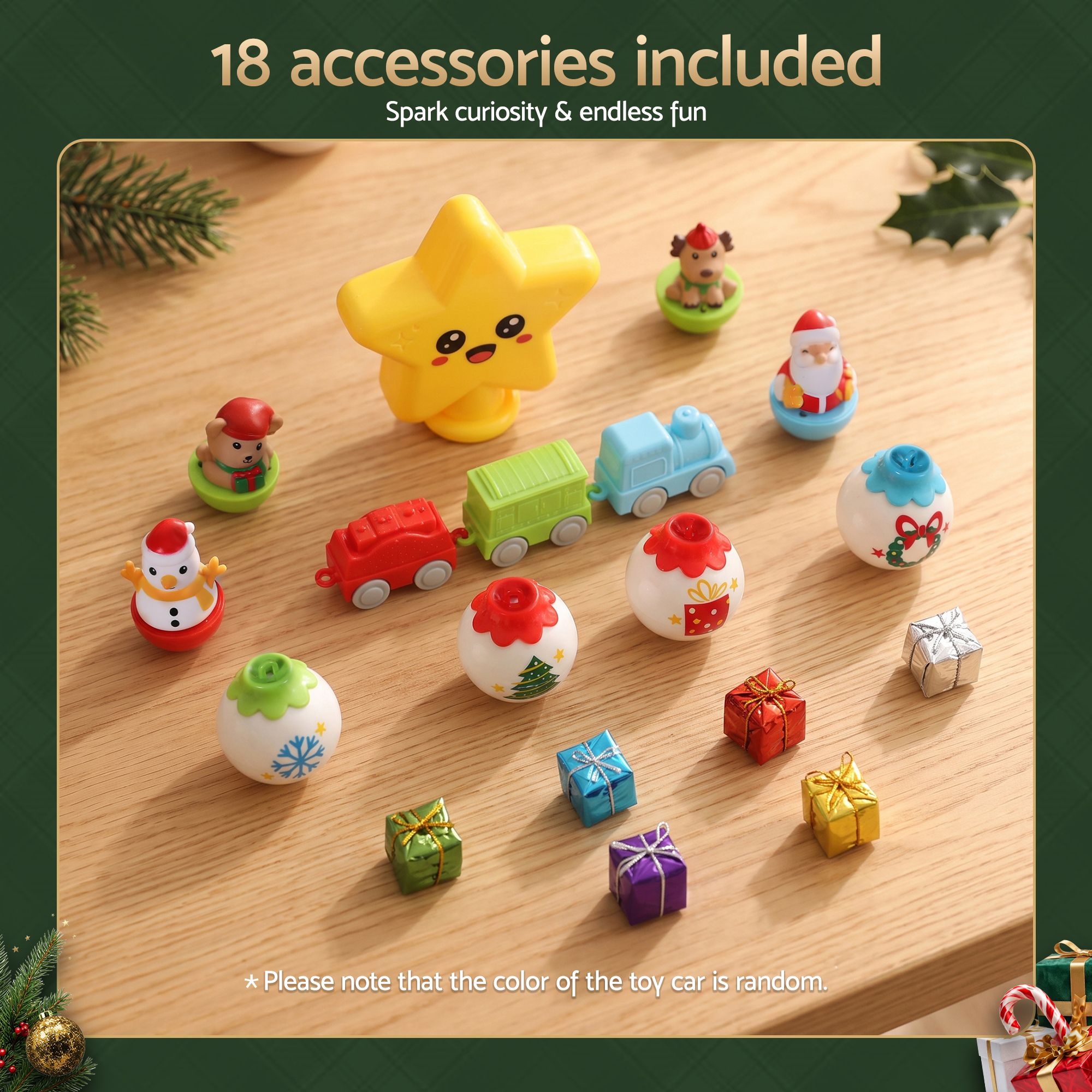 70CM Kids Christmas Tree Toy Set with Train