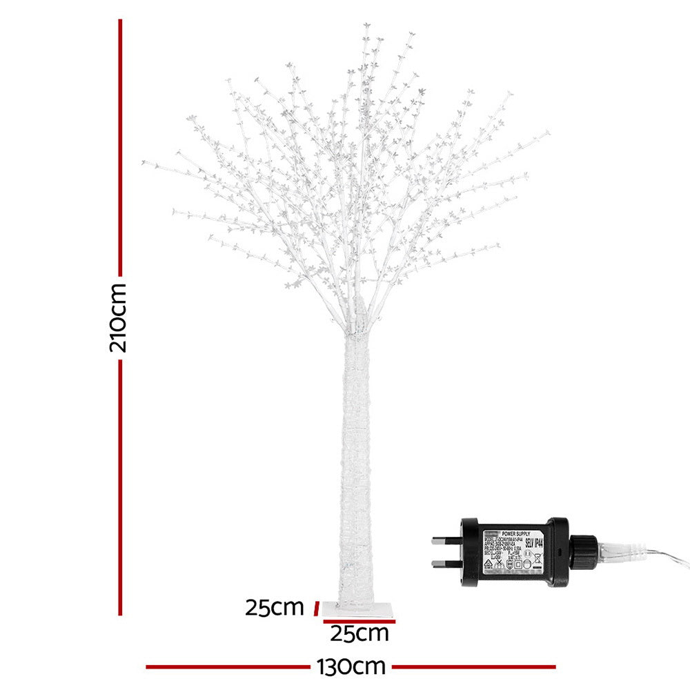7FT LED Cherry Blossom Tree with 780 Warm & Cool White LEDs