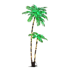 7FT LED Palm Tree Display with 130 LED Lights
