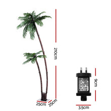 7FT LED Palm Tree Display with 130 LED Lights