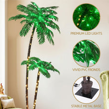 7FT LED Palm Tree Display with 130 LED Lights