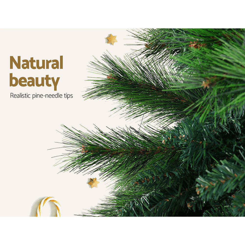 7FT Premium Green Pine Christmas Tree with 1584 Tips
