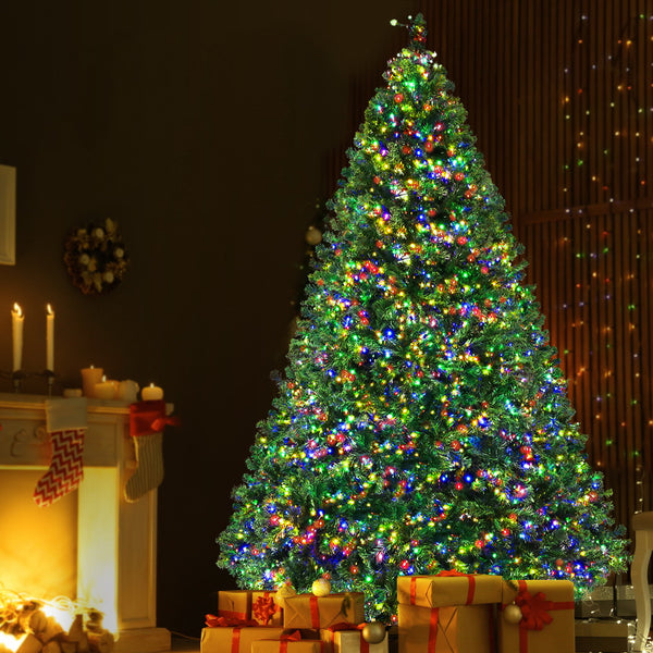 7FT Pre-Lit Christmas Tree with 2800 Multi-Colour LEDs