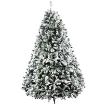 8FT Flocked Fir Christmas Tree with 1500 Tips