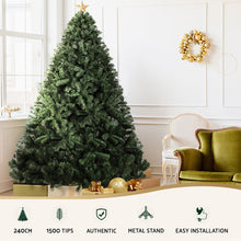 8FT Green Fir Christmas Tree with 1500 Tips