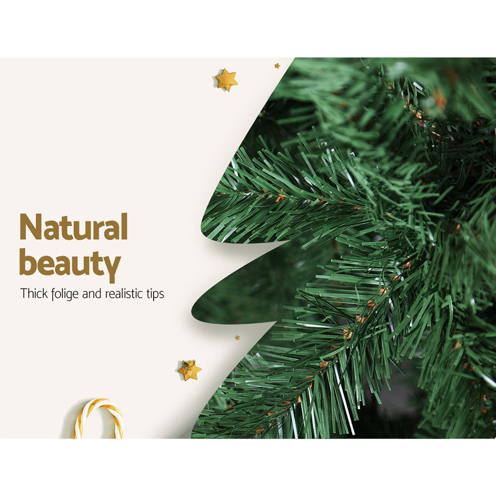 8FT Green Fir Christmas Tree with 1500 Tips