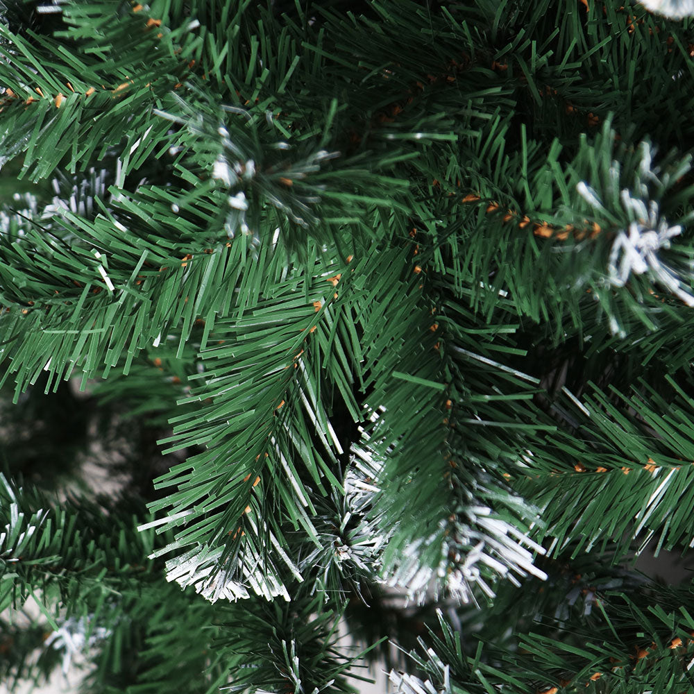 8FT Snow Flocked Christmas Tree with 1500 Tips