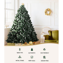 8FT Snow Flocked Christmas Tree with 1500 Tips