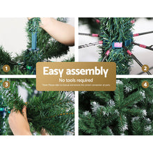 8FT Snow Flocked Christmas Tree with 1500 Tips