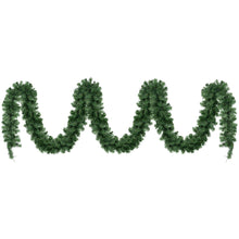 10M Pre-Lit Green Christmas Garland with 160 Warm White LEDs