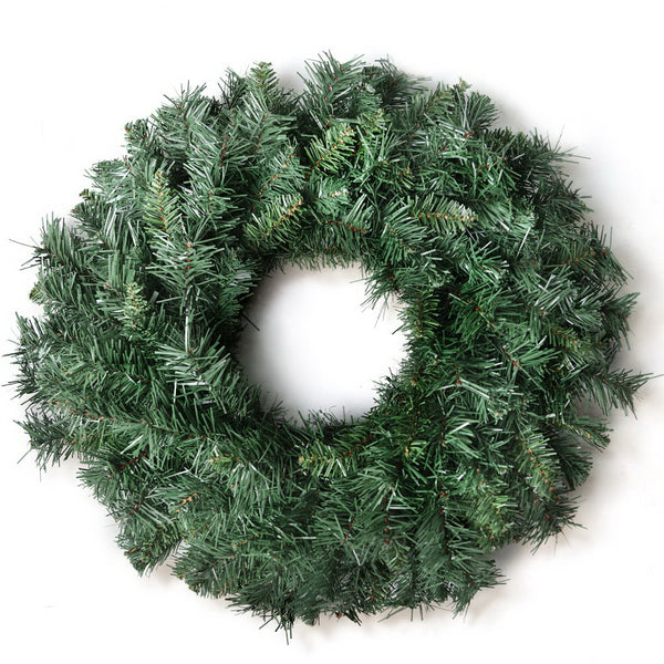 60CM Evergreen Christmas Wreath – 420 Tips