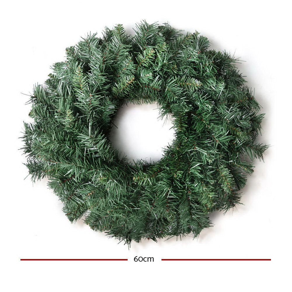 60CM DIY Christmas Wreath – Ready to Decorate