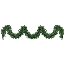 5M Pre-Lit Green Christmas Garland with 100 Warm White LEDs