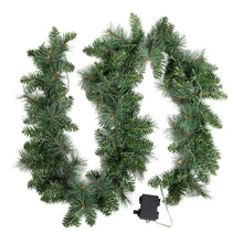 1.8M Pre-Lit Christmas Garland with 30 Warm White LEDs