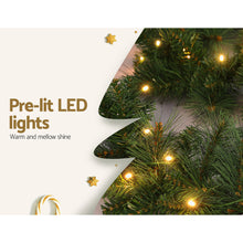 1.8M Pre-Lit Christmas Garland with 30 Warm White LEDs