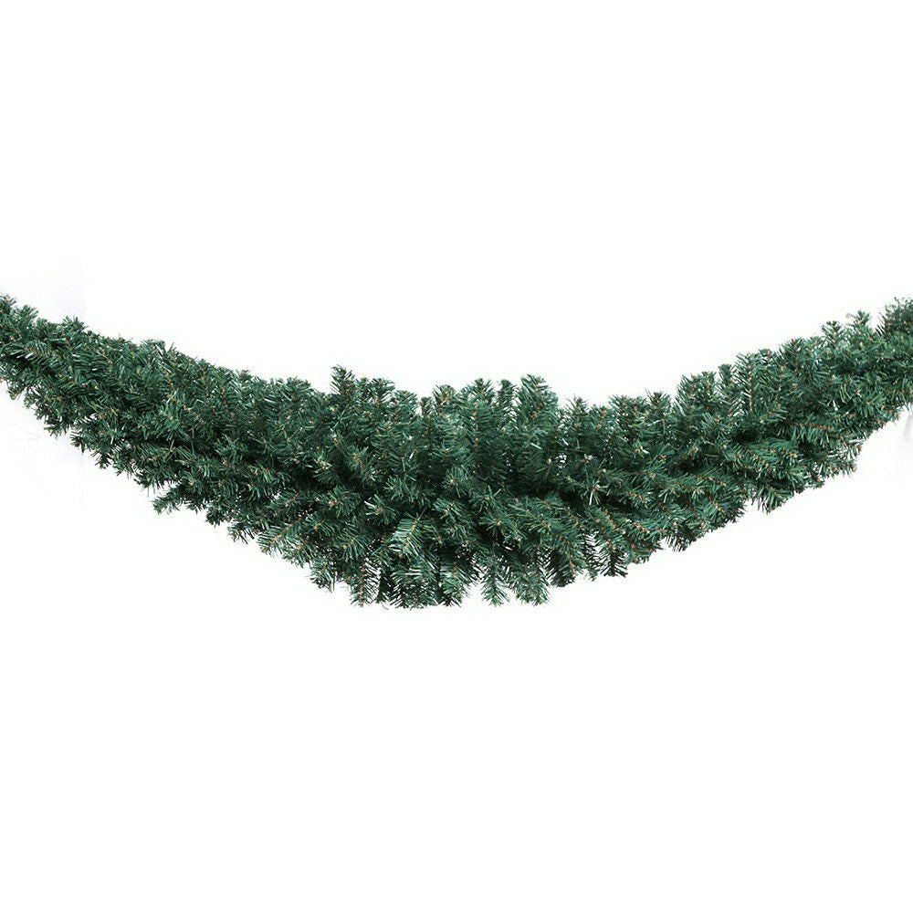 2.1M Green Christmas Garland with 480 Tips