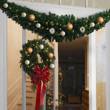 2.4M Green Christmas Garland with 540 Tips