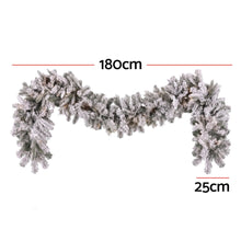 1.8M Pre-Lit Christmas Garland with 40 Warm White LED