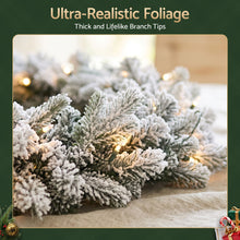 1.8M Pre-Lit Christmas Garland with 40 Warm White LED