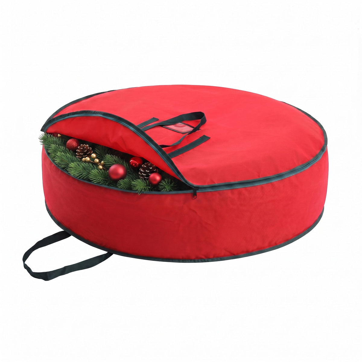 91CM Red Christmas Wreath & Garland Storage Bag