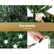 4FT Fibre Optic Christmas Tree with Multi-Colour LEDs & Star Topper