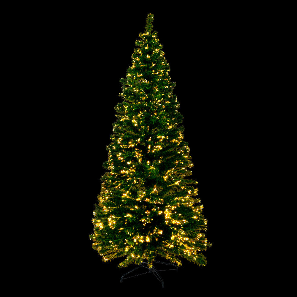 6FT Fibre Optic Christmas Tree with 300 Warm White Lights
