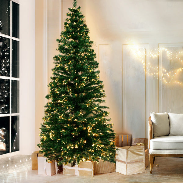 6FT Fibre Optic Christmas Tree with 300 Warm White Lights