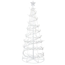 6FT Spiral LED Christmas Tree with 320 Cold White LEDs