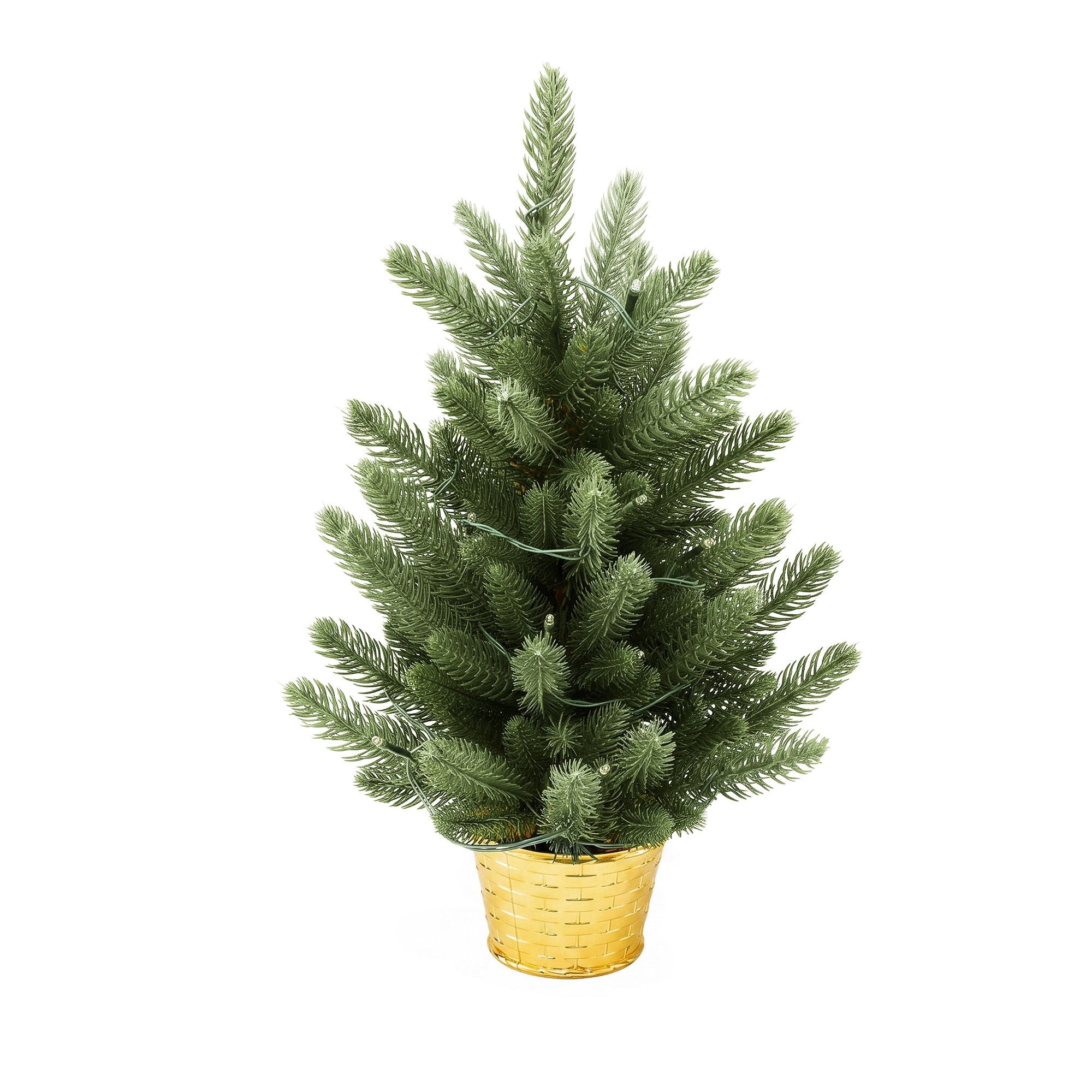 45CM Pre-Lit Tabletop Christmas Tree with 20 LED lights