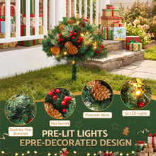 45CM Pre-Lit Christmas Pathway Trees with 50 LED – 2 Pack