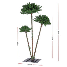 Pre-Lit Christmas Palm Tree Set with 930 Warm White LEDs