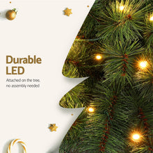 1.5M & 1M Pre-Lit Christmas Palm Tree Set with 70 Warm White LEDs